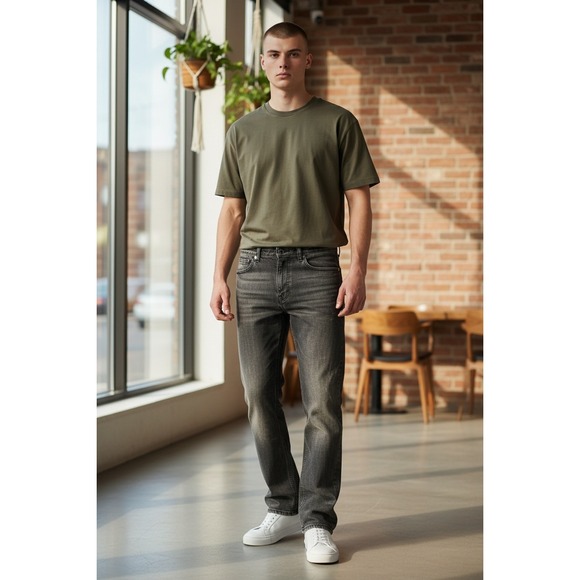 Akademiks Other - Akademiks Vintage Mens Jeans Size 36x34 Dark Wash Straight Fit Denim Casual